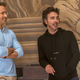Levy and Ryan Reynolds on set of Free Guy